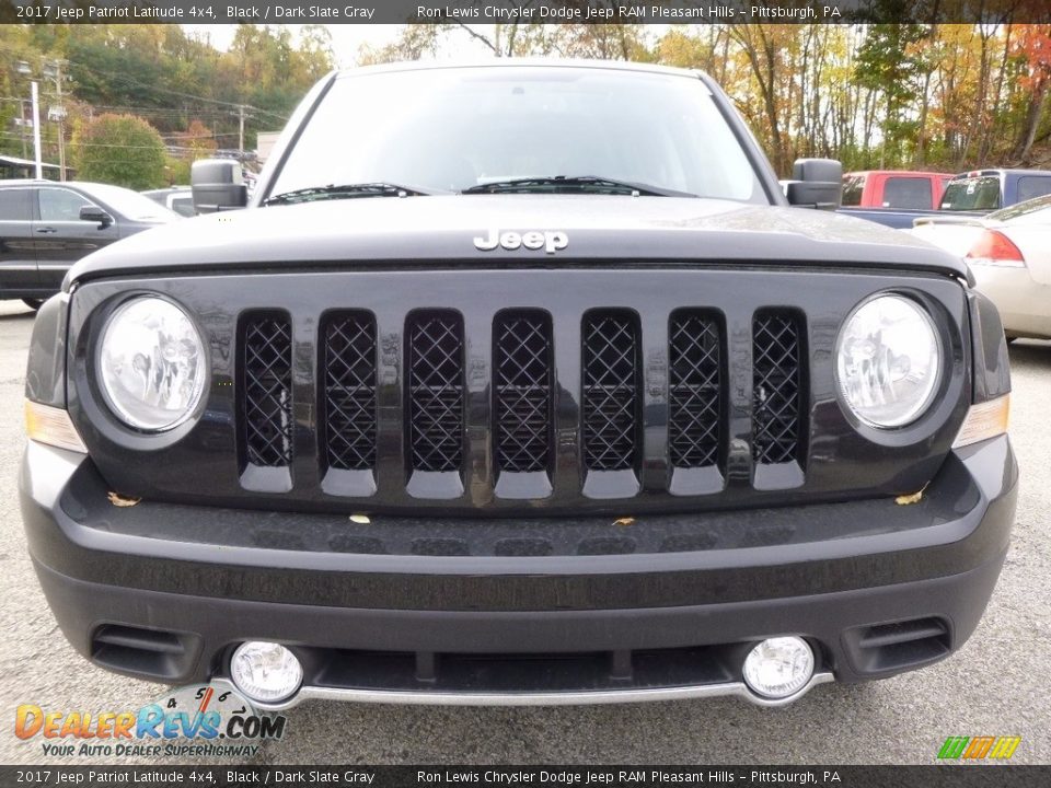 2017 Jeep Patriot Latitude 4x4 Black / Dark Slate Gray Photo #9