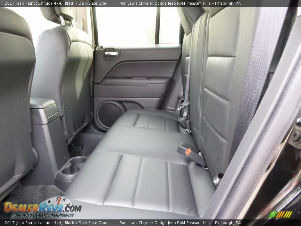 2017 Jeep Patriot Latitude 4x4 Black / Dark Slate Gray Photo #12