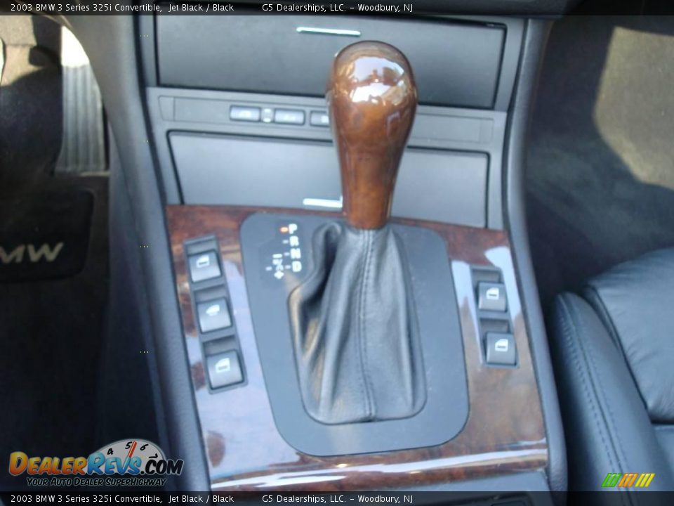 2003 BMW 3 Series 325i Convertible Jet Black / Black Photo #24