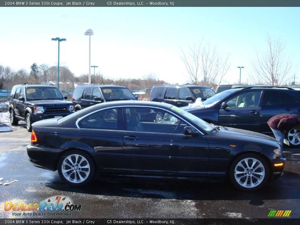 2004 BMW 3 Series 330i Coupe Jet Black / Grey Photo #4