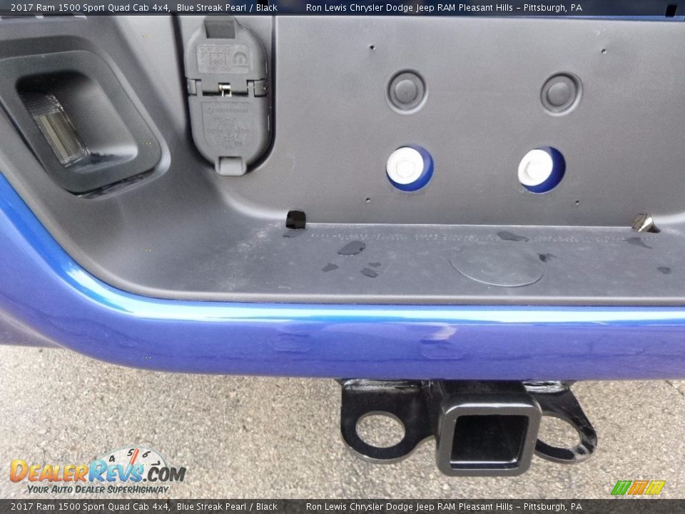 2017 Ram 1500 Sport Quad Cab 4x4 Blue Streak Pearl / Black Photo #5