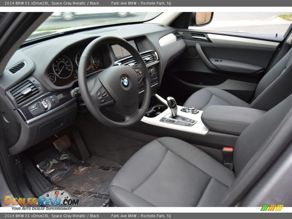 2014 BMW X3 xDrive28i Space Gray Metallic / Black Photo #10