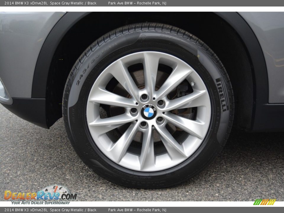 2014 BMW X3 xDrive28i Space Gray Metallic / Black Photo #32