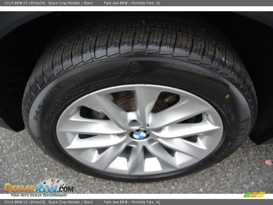 2014 BMW X3 xDrive28i Space Gray Metallic / Black Photo #33