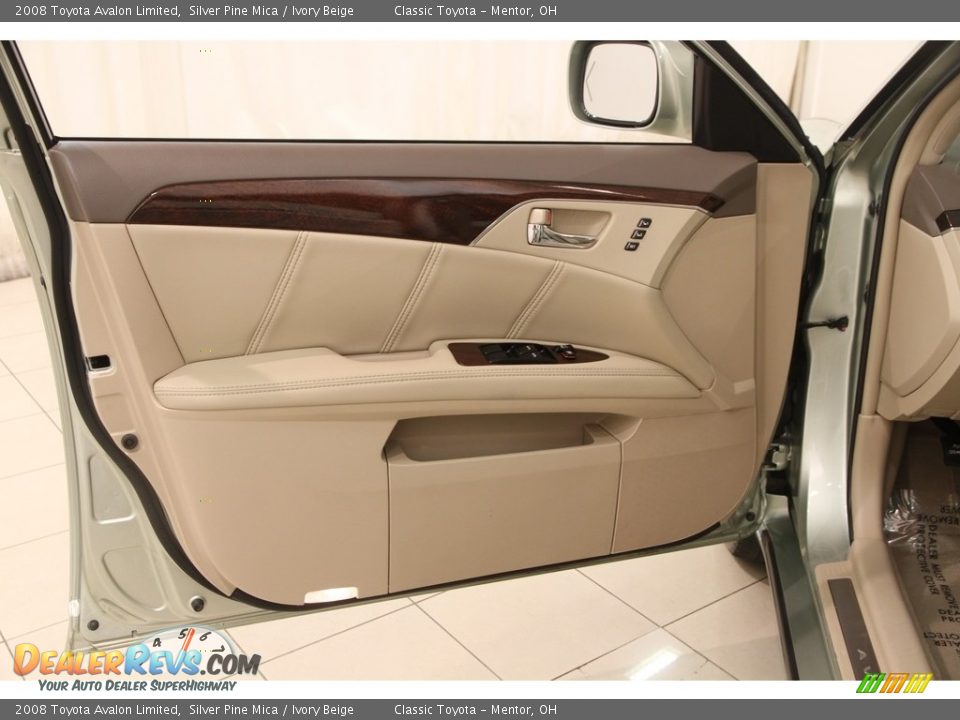 2008 Toyota Avalon Limited Silver Pine Mica / Ivory Beige Photo #4