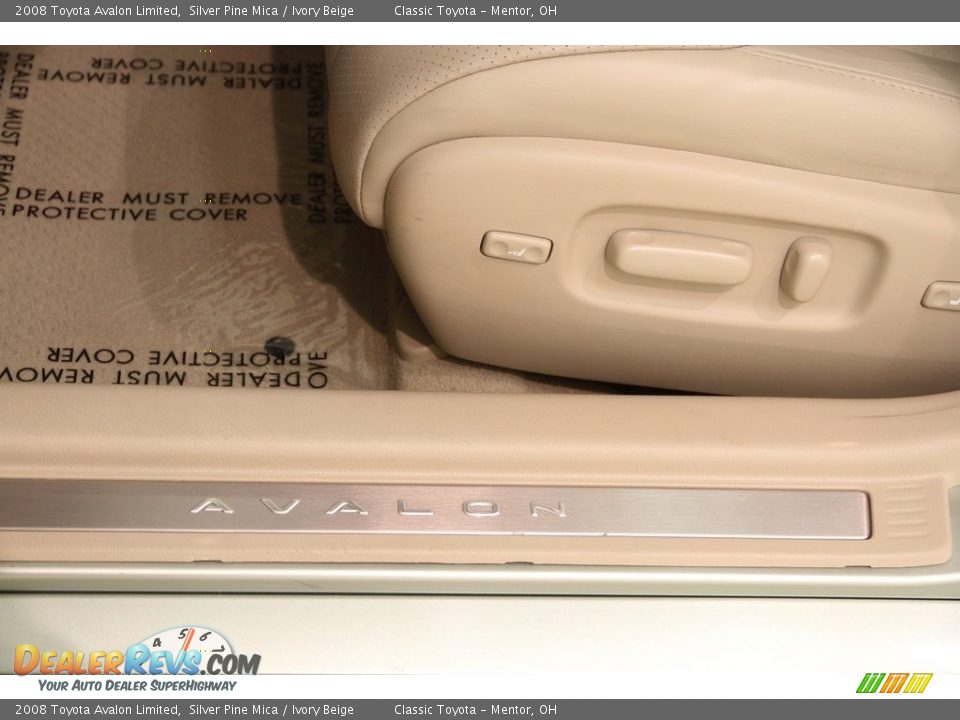 2008 Toyota Avalon Limited Silver Pine Mica / Ivory Beige Photo #6