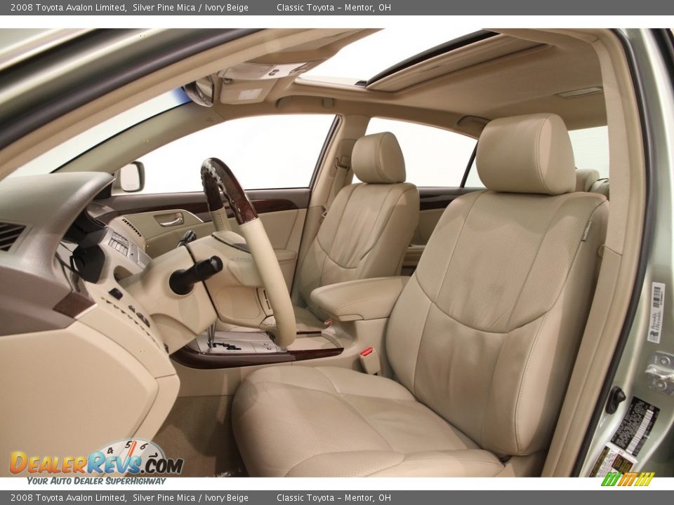 2008 Toyota Avalon Limited Silver Pine Mica / Ivory Beige Photo #8