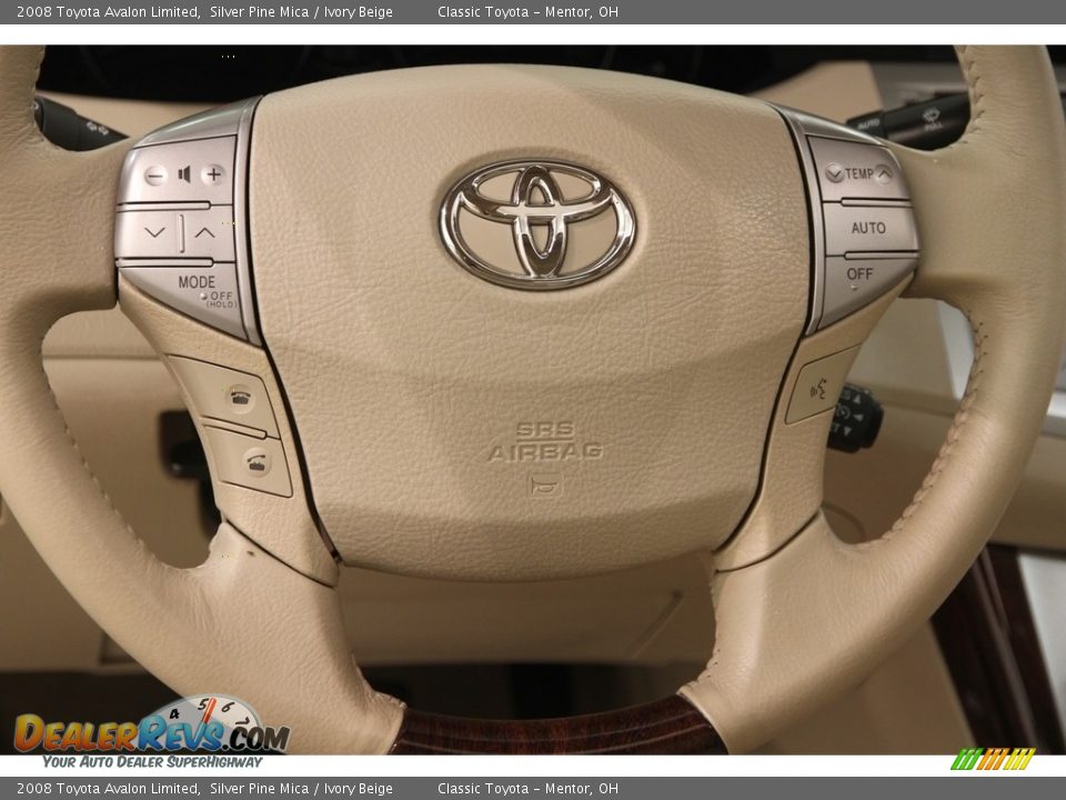 2008 Toyota Avalon Limited Silver Pine Mica / Ivory Beige Photo #9