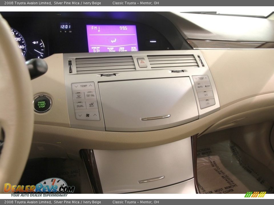 2008 Toyota Avalon Limited Silver Pine Mica / Ivory Beige Photo #11