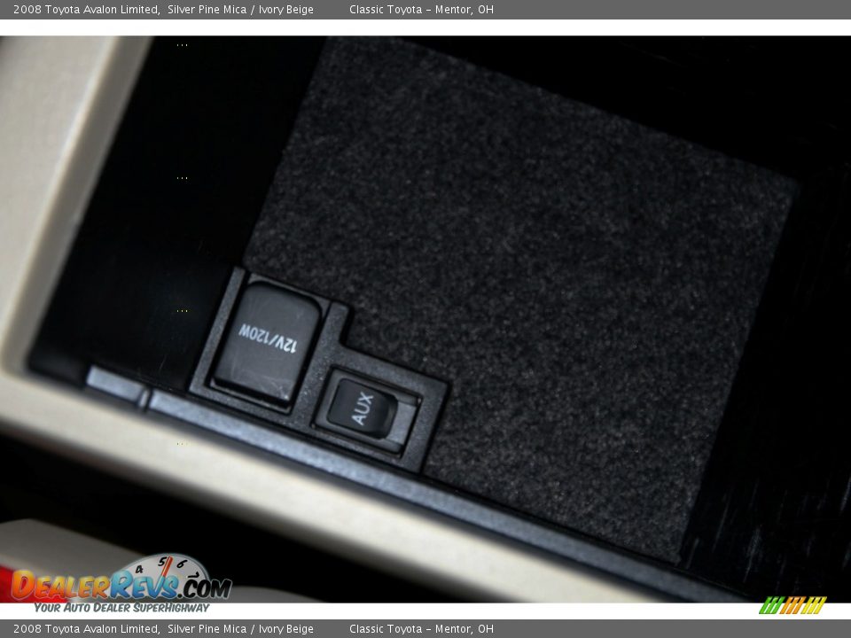 2008 Toyota Avalon Limited Silver Pine Mica / Ivory Beige Photo #21
