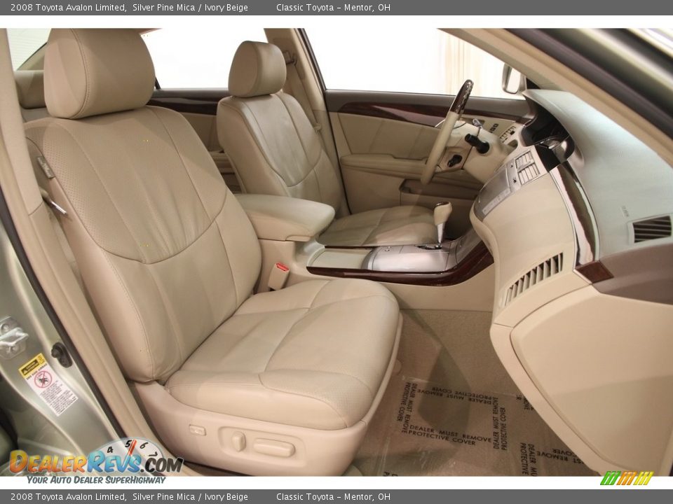 2008 Toyota Avalon Limited Silver Pine Mica / Ivory Beige Photo #22