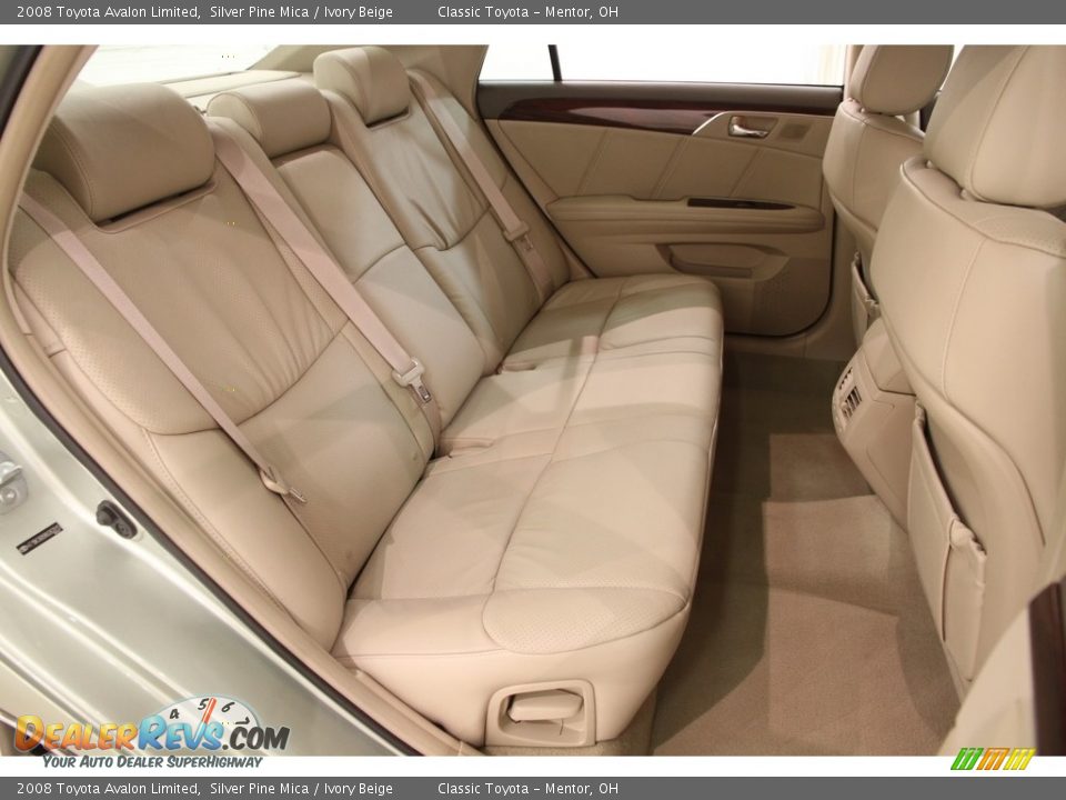 2008 Toyota Avalon Limited Silver Pine Mica / Ivory Beige Photo #23