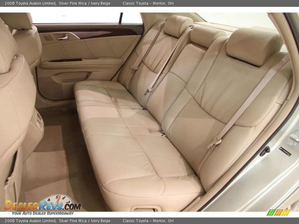 2008 Toyota Avalon Limited Silver Pine Mica / Ivory Beige Photo #24