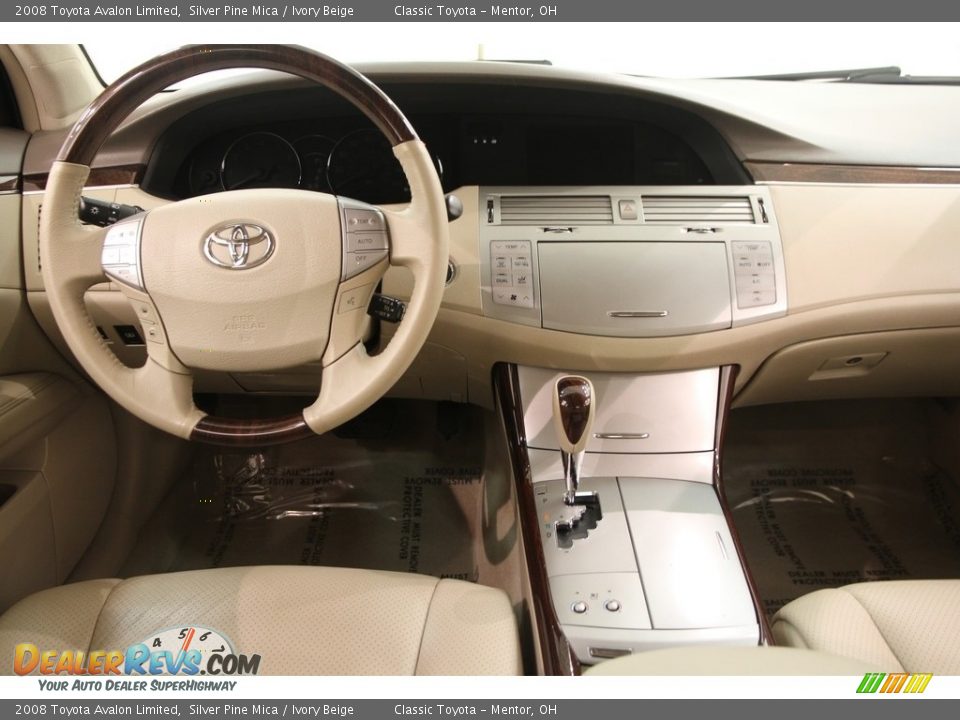 2008 Toyota Avalon Limited Silver Pine Mica / Ivory Beige Photo #25