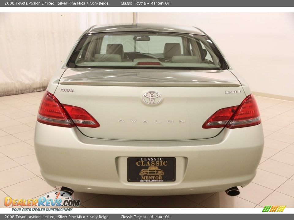 2008 Toyota Avalon Limited Silver Pine Mica / Ivory Beige Photo #26