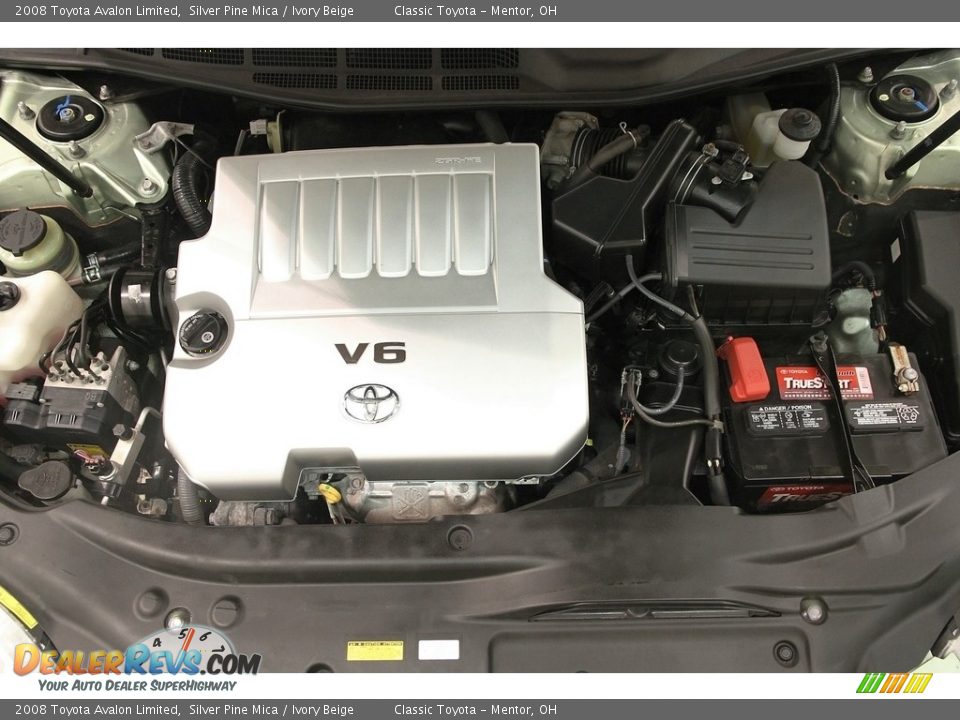 2008 Toyota Avalon Limited Silver Pine Mica / Ivory Beige Photo #27