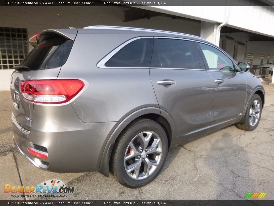 2017 Kia Sorento SX V6 AWD Titanium Silver / Black Photo #2