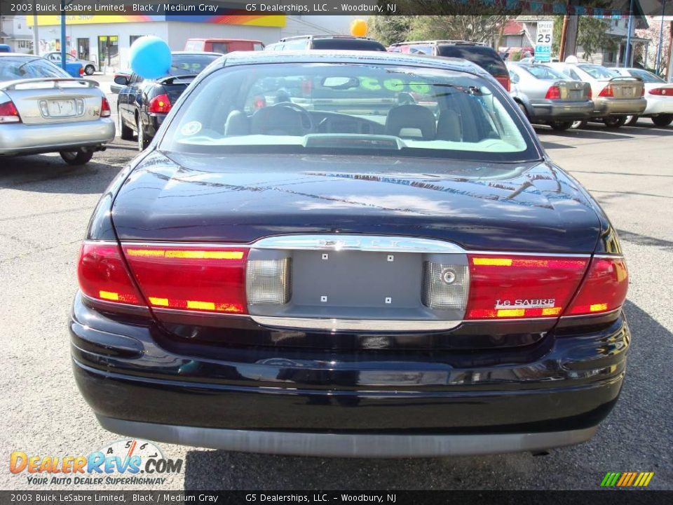 2003 Buick LeSabre Limited Black / Medium Gray Photo #6