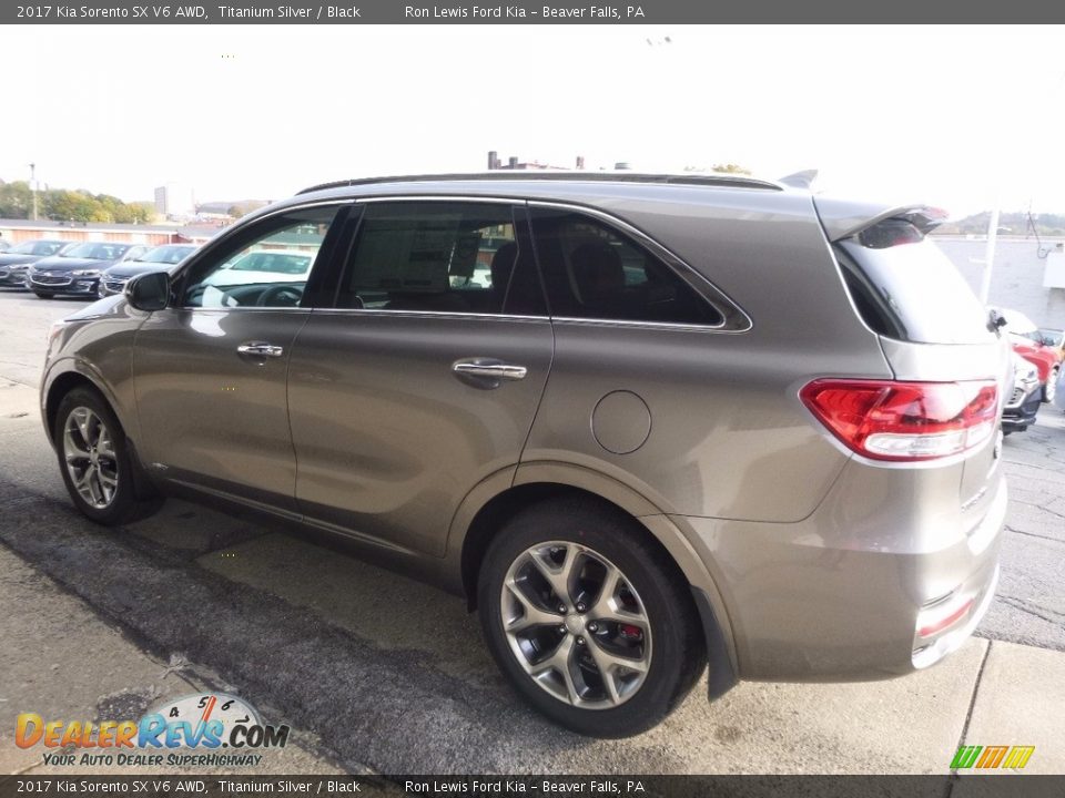 2017 Kia Sorento SX V6 AWD Titanium Silver / Black Photo #4