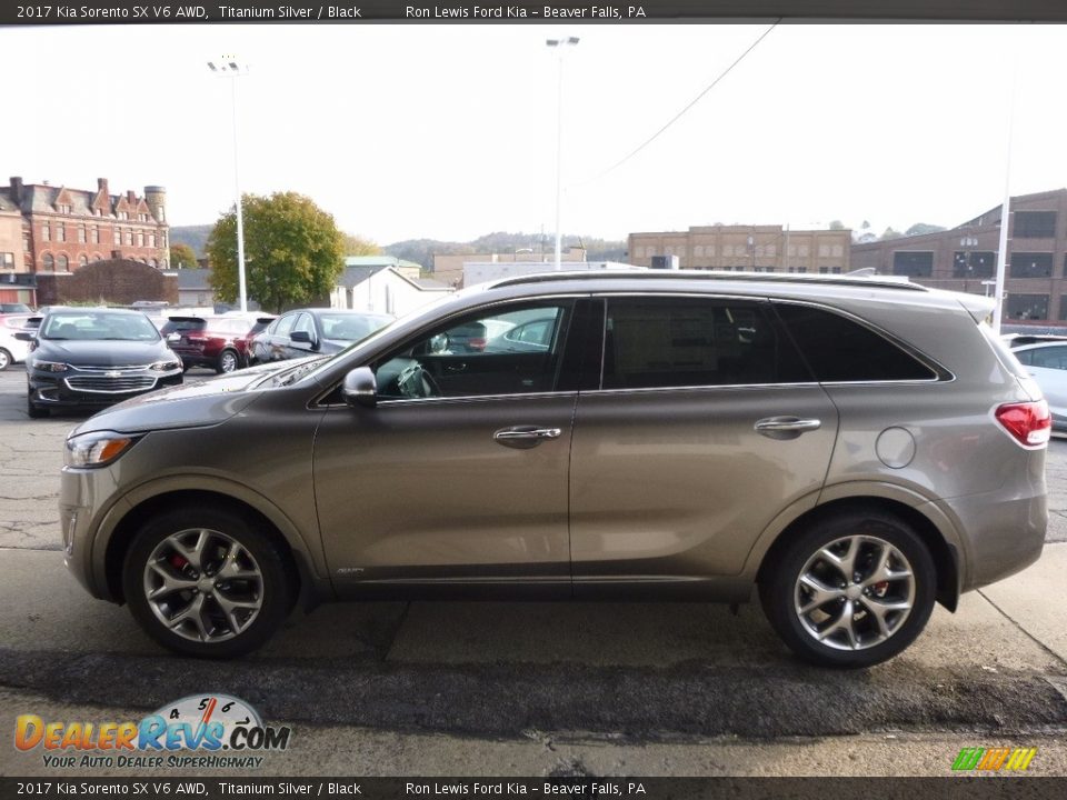 2017 Kia Sorento SX V6 AWD Titanium Silver / Black Photo #5