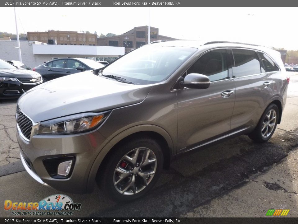 2017 Kia Sorento SX V6 AWD Titanium Silver / Black Photo #6