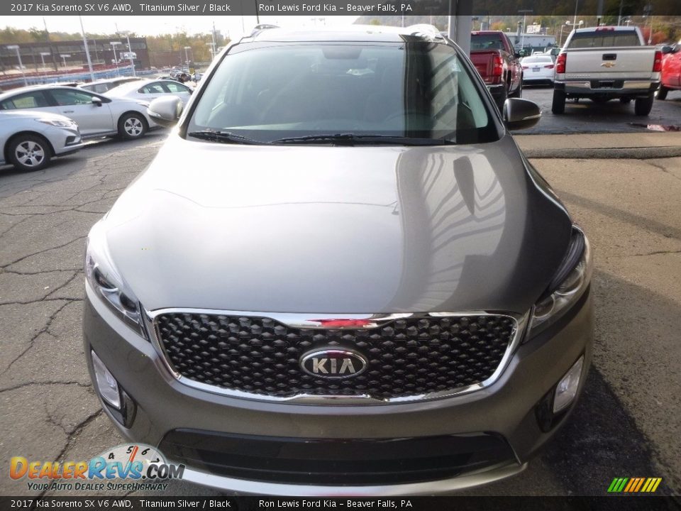 2017 Kia Sorento SX V6 AWD Titanium Silver / Black Photo #7