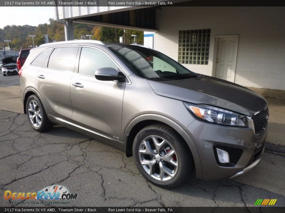 2017 Kia Sorento SX V6 AWD Titanium Silver / Black Photo #8