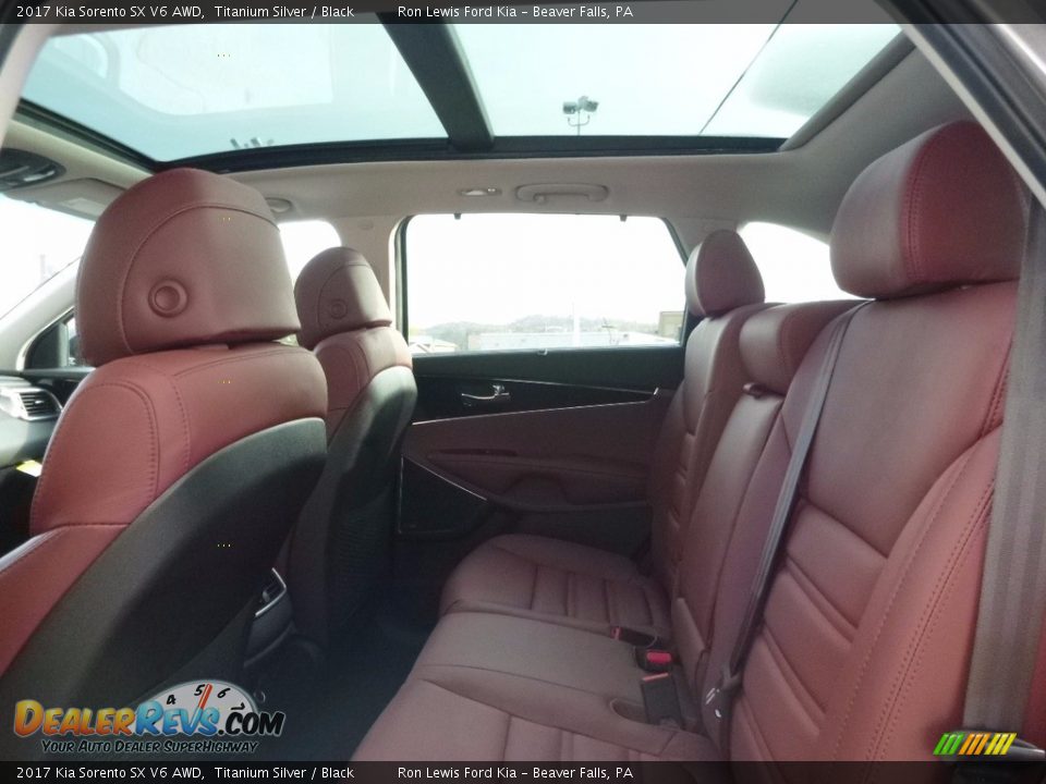 2017 Kia Sorento SX V6 AWD Titanium Silver / Black Photo #11