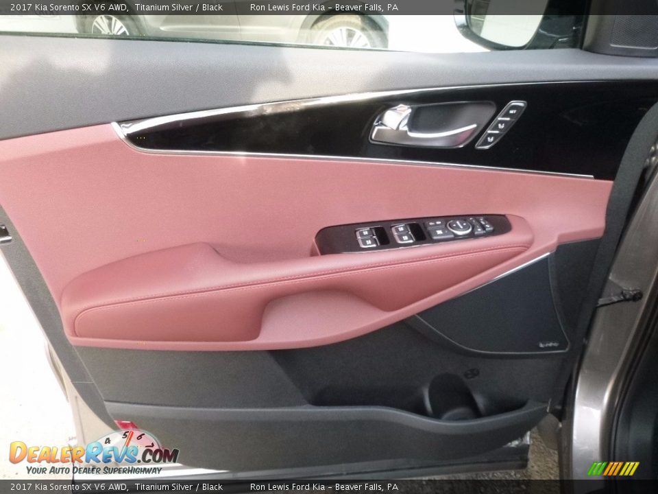 2017 Kia Sorento SX V6 AWD Titanium Silver / Black Photo #13
