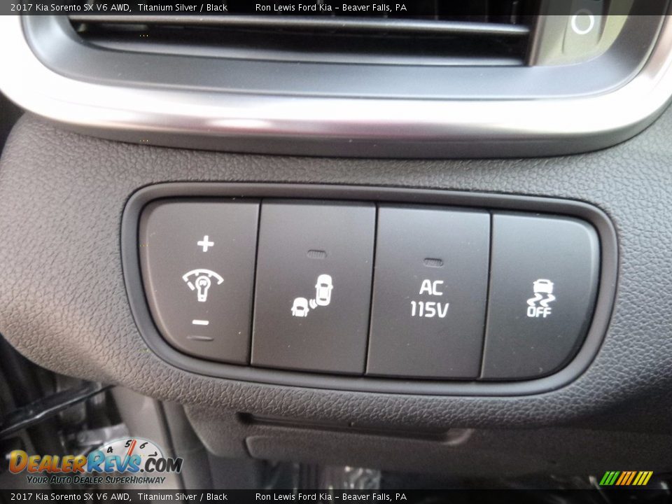 2017 Kia Sorento SX V6 AWD Titanium Silver / Black Photo #18