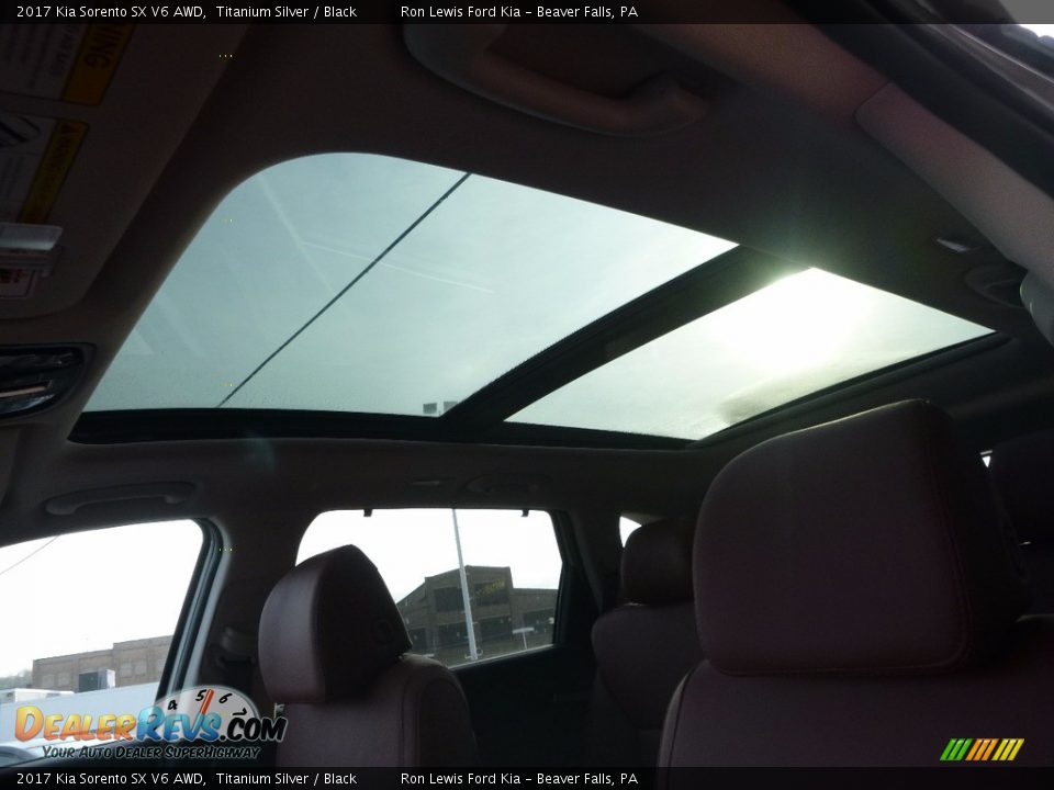 2017 Kia Sorento SX V6 AWD Titanium Silver / Black Photo #19