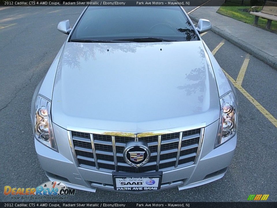 2012 Cadillac CTS 4 AWD Coupe Radiant Silver Metallic / Ebony/Ebony Photo #9