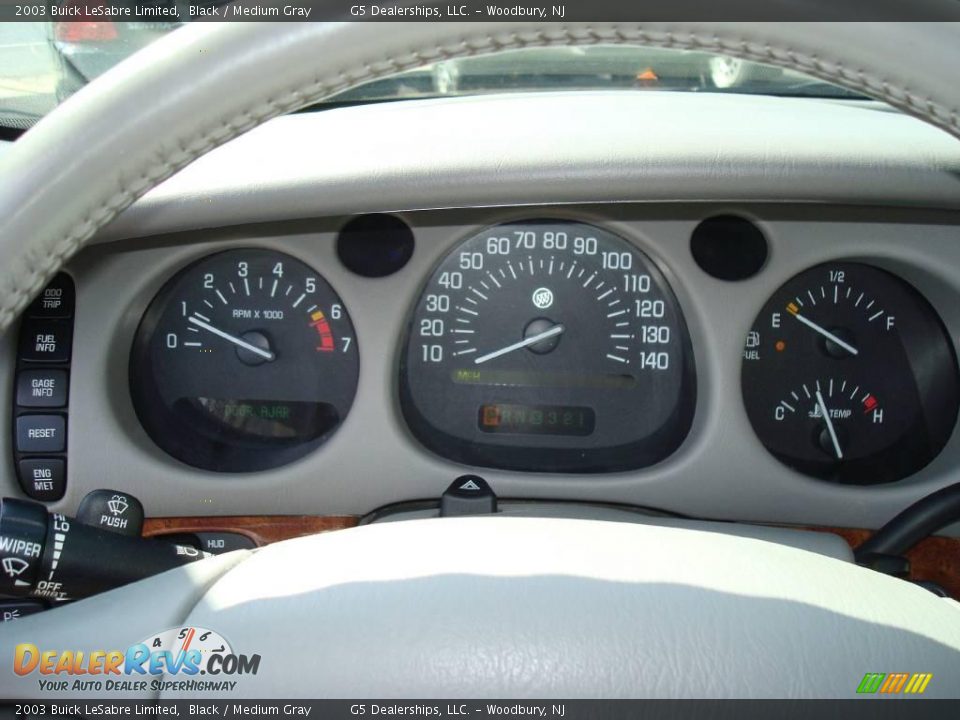 2003 Buick LeSabre Limited Black / Medium Gray Photo #23