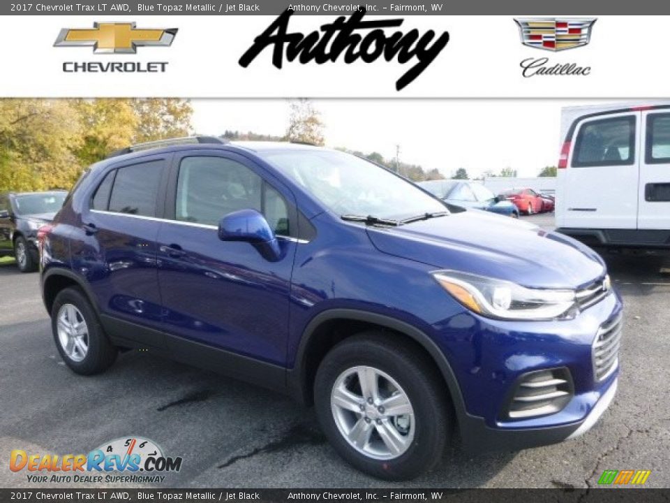 2017 Chevrolet Trax LT AWD Blue Topaz Metallic / Jet Black Photo #1