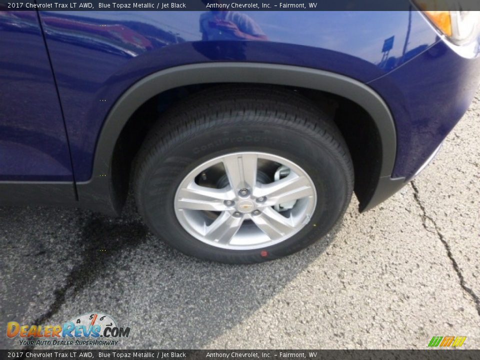 2017 Chevrolet Trax LT AWD Blue Topaz Metallic / Jet Black Photo #2