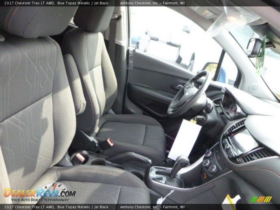 2017 Chevrolet Trax LT AWD Blue Topaz Metallic / Jet Black Photo #3