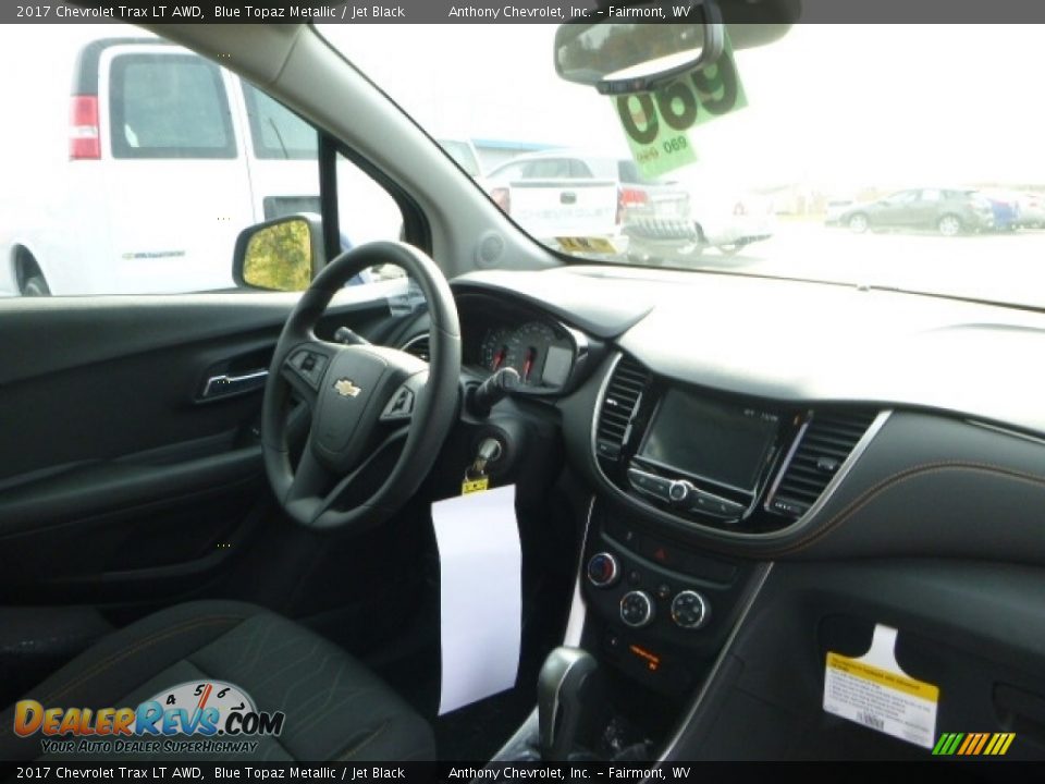 2017 Chevrolet Trax LT AWD Blue Topaz Metallic / Jet Black Photo #4