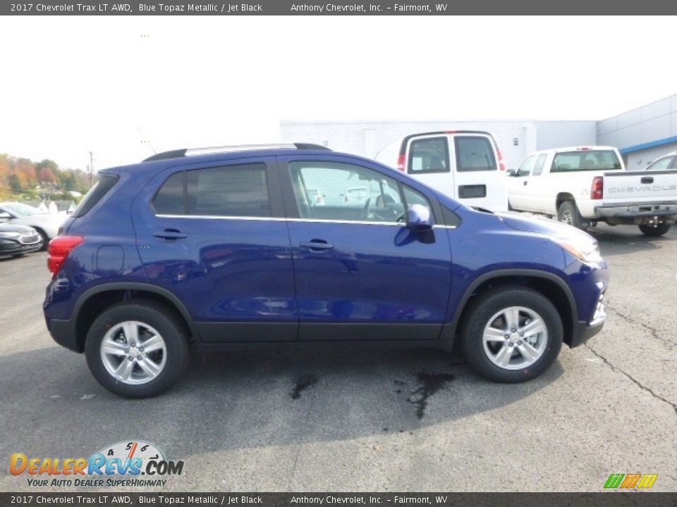 2017 Chevrolet Trax LT AWD Blue Topaz Metallic / Jet Black Photo #5