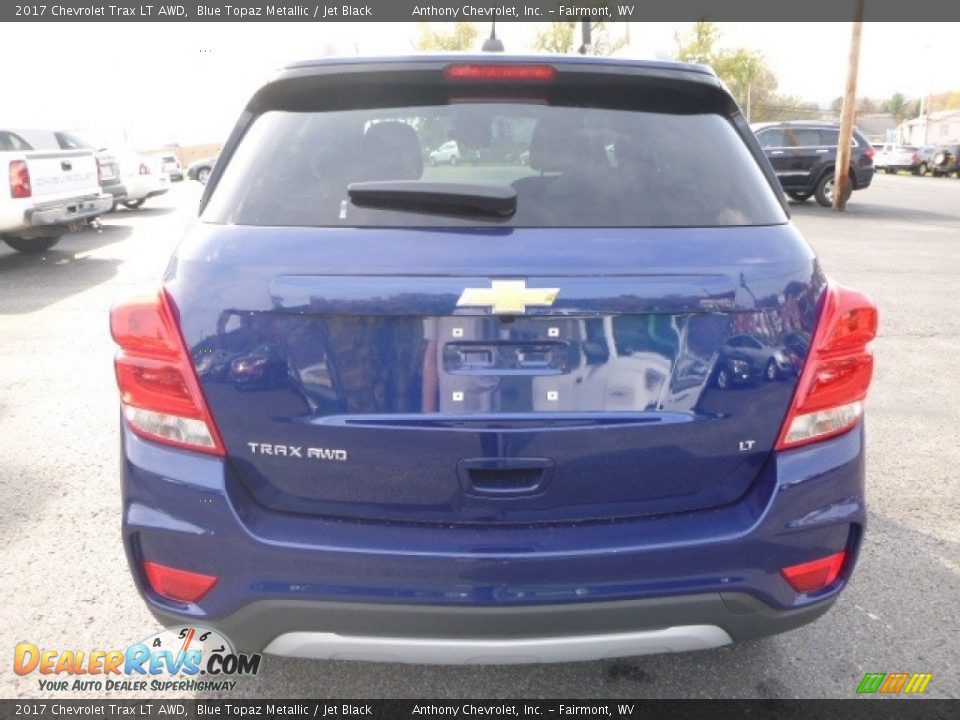 2017 Chevrolet Trax LT AWD Blue Topaz Metallic / Jet Black Photo #8