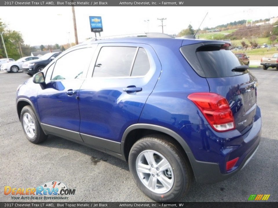 2017 Chevrolet Trax LT AWD Blue Topaz Metallic / Jet Black Photo #9