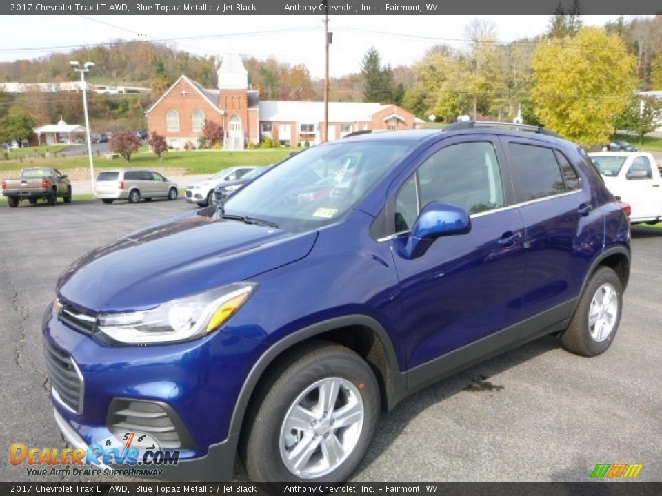 2017 Chevrolet Trax LT AWD Blue Topaz Metallic / Jet Black Photo #11