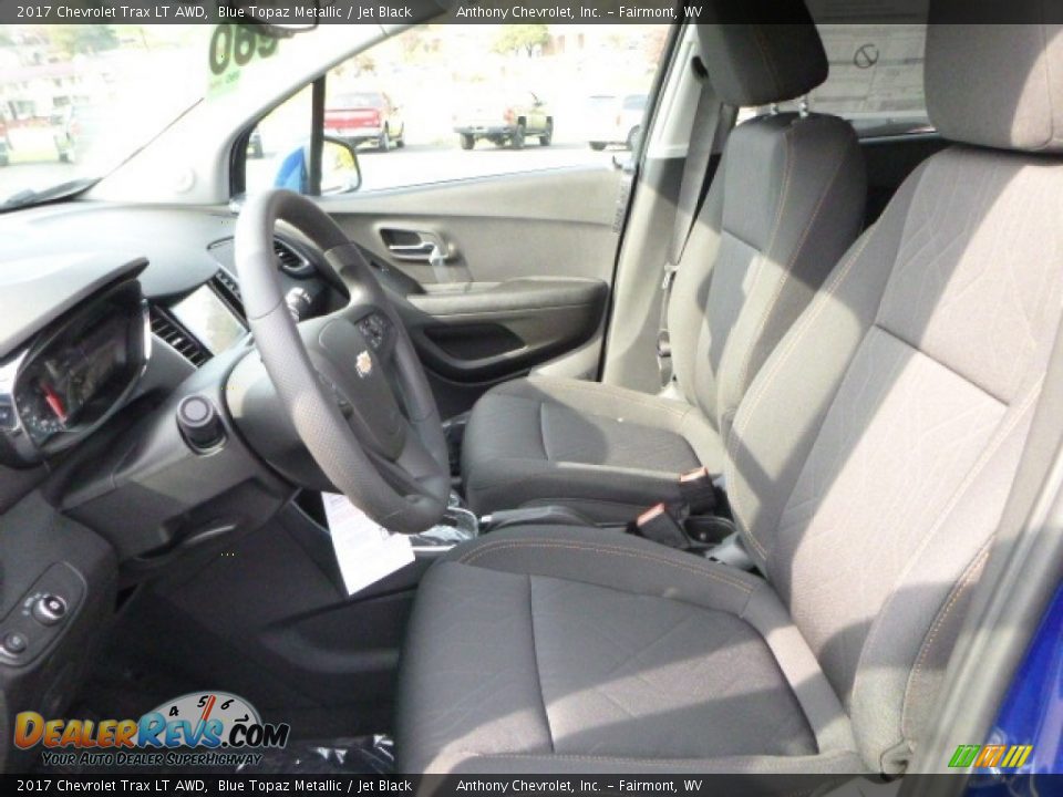 2017 Chevrolet Trax LT AWD Blue Topaz Metallic / Jet Black Photo #13