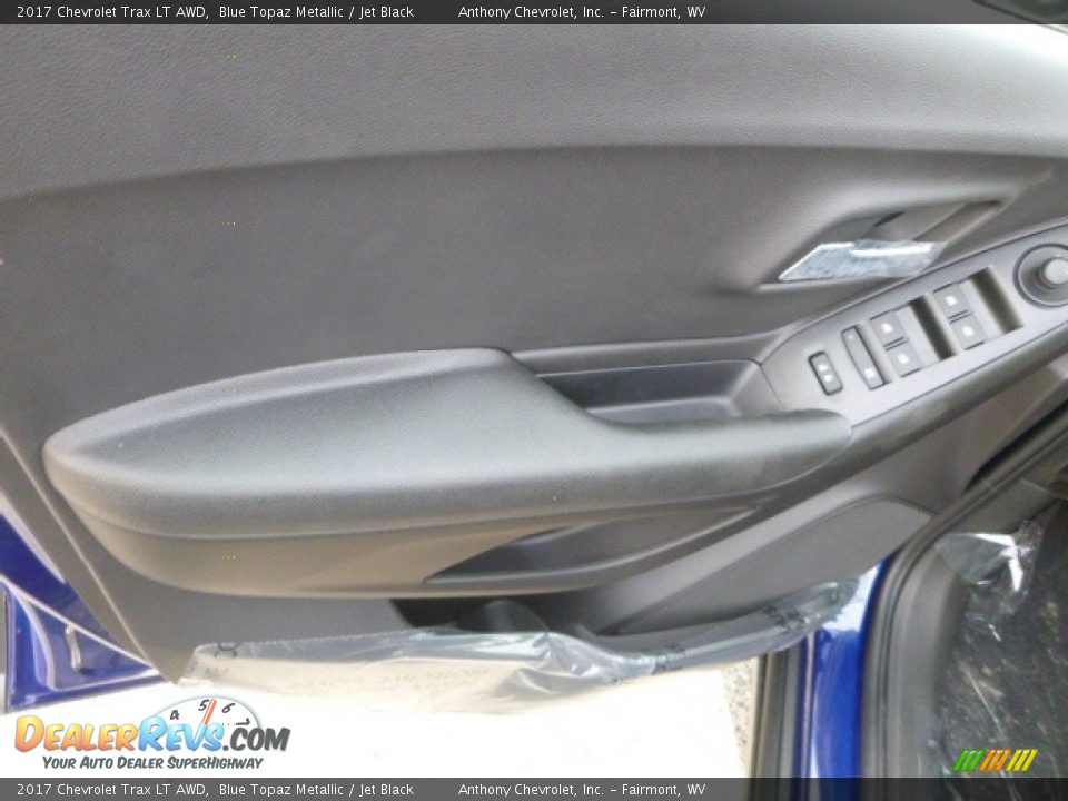 2017 Chevrolet Trax LT AWD Blue Topaz Metallic / Jet Black Photo #14