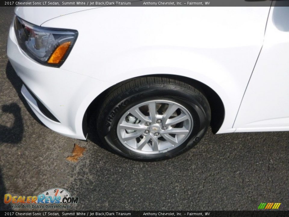 2017 Chevrolet Sonic LT Sedan Summit White / Jet Black/Dark Titanium Photo #2