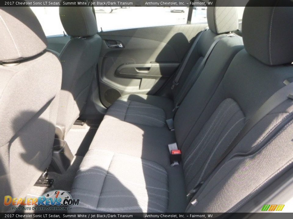 2017 Chevrolet Sonic LT Sedan Summit White / Jet Black/Dark Titanium Photo #4