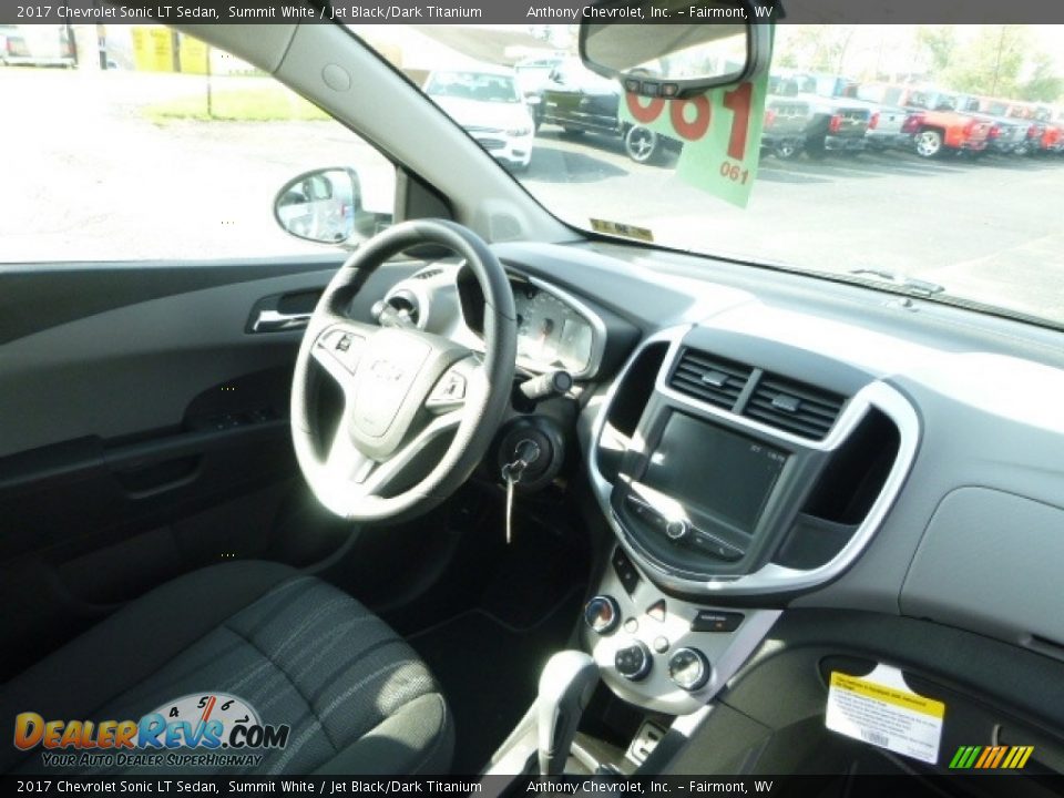 2017 Chevrolet Sonic LT Sedan Summit White / Jet Black/Dark Titanium Photo #10