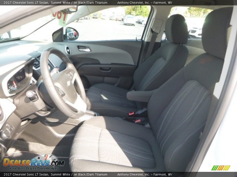 2017 Chevrolet Sonic LT Sedan Summit White / Jet Black/Dark Titanium Photo #12