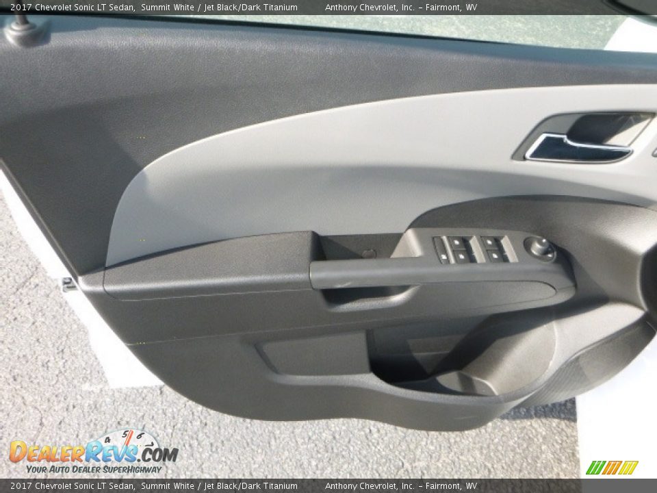 2017 Chevrolet Sonic LT Sedan Summit White / Jet Black/Dark Titanium Photo #13
