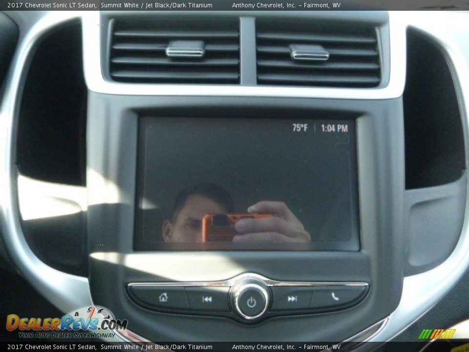 2017 Chevrolet Sonic LT Sedan Summit White / Jet Black/Dark Titanium Photo #15