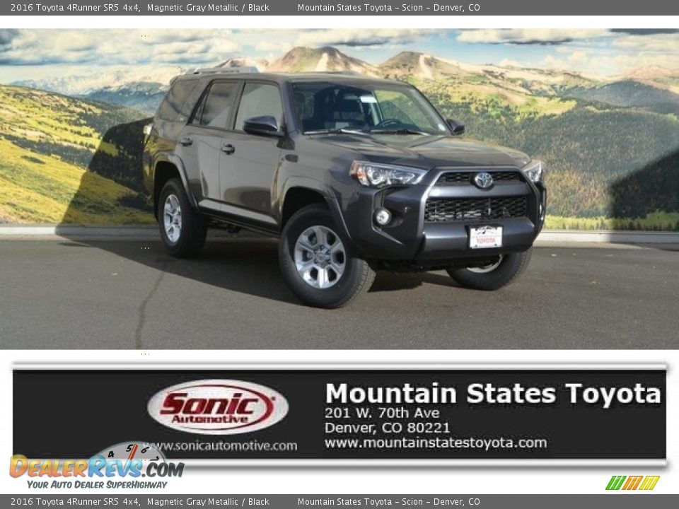 2016 Toyota 4Runner SR5 4x4 Magnetic Gray Metallic / Black Photo #1